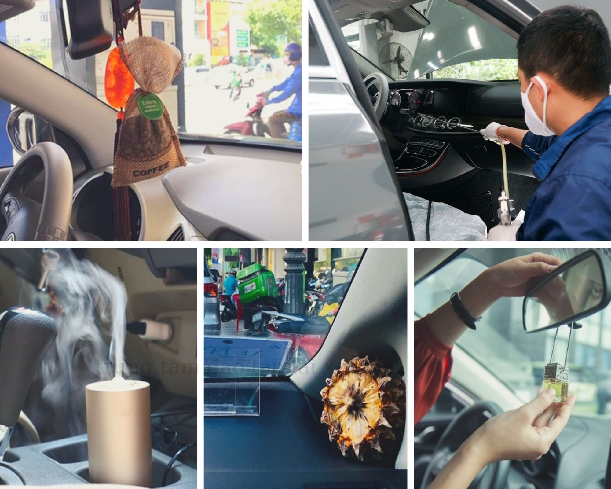 Các phương pháp xử lý mùi hôi trên xe ô tô